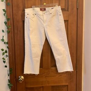 Vintage White Lucky Brand Jeans Sweet’ n Crop 10/30